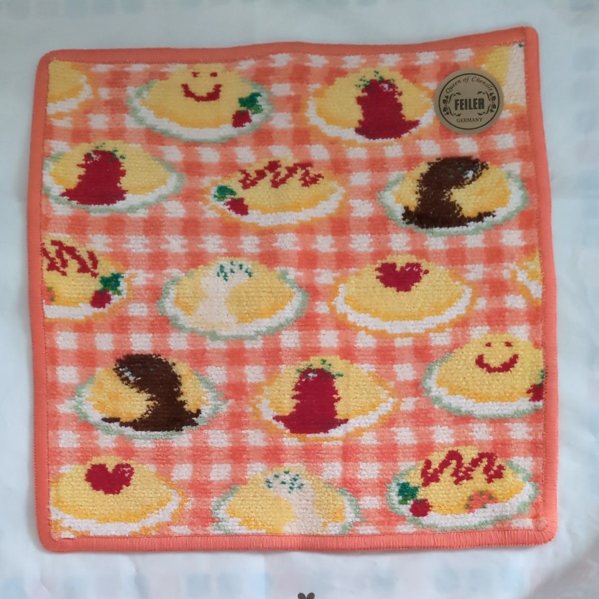 新品】フェイラー FEILER ハッピーオムライス ハンカチ ラブラ 新品】フェイラー FEILER ハッピーオムライス ハンカチ ラブラ
