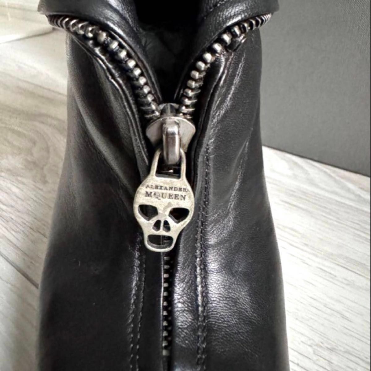 ☆VIP価格☆ Alexander McQueen ブーツ 名品 美品級 Alexander McQueen/マックイーン オープントゥ