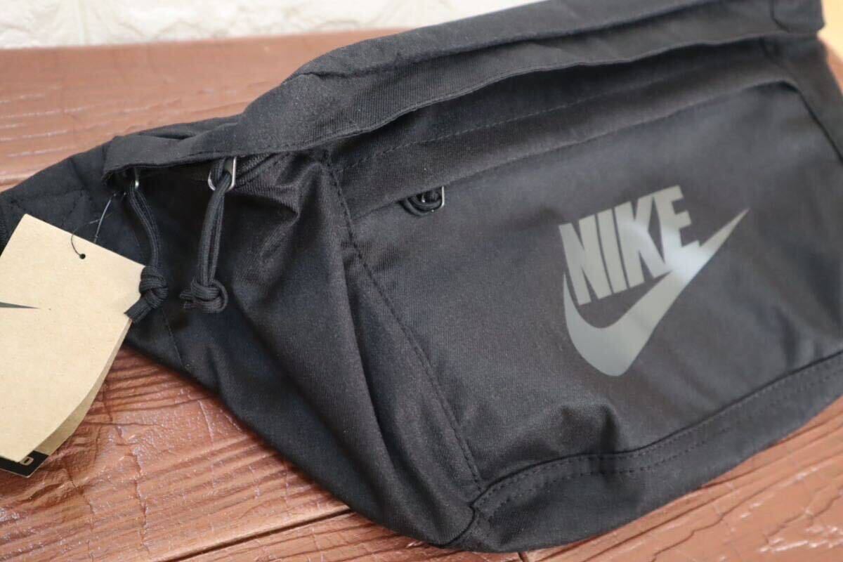  new goods 10L Nike NIKE men's big size Tec hip pack shoulder bag body bag black 