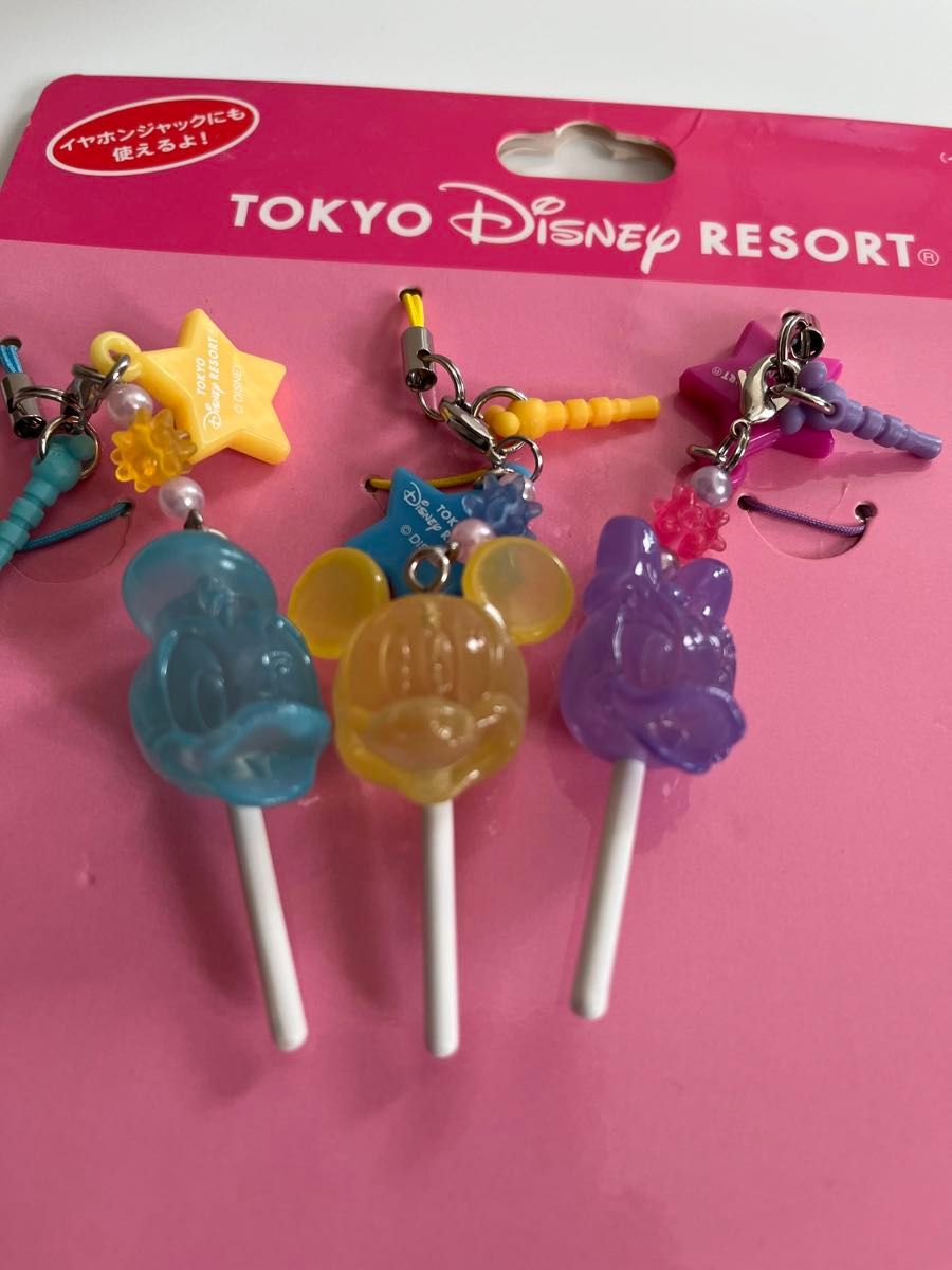 東京ディズニーリゾート キャンディ型ストラップ 東京ディズニーリゾートロリポップキャンディー型ストラップ