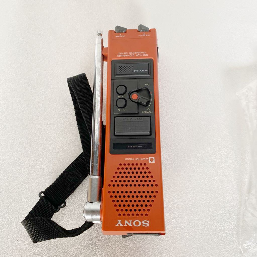 値下げ即決!☆希少!新品同様☆SONY ☆ICB-610 ☆市民ラジオ 値下げ即決!☆希少!新品同様☆SONY ☆ICB-610 ☆市民ラジオ