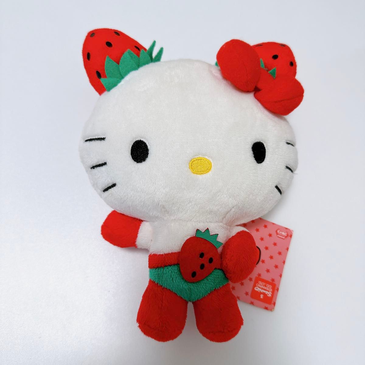 ぬいぐるみ ハローキティ サンリオ キティちゃん イチゴマン ぬいぐるみ ハローキティ サンリオ キティちゃん イチゴマン