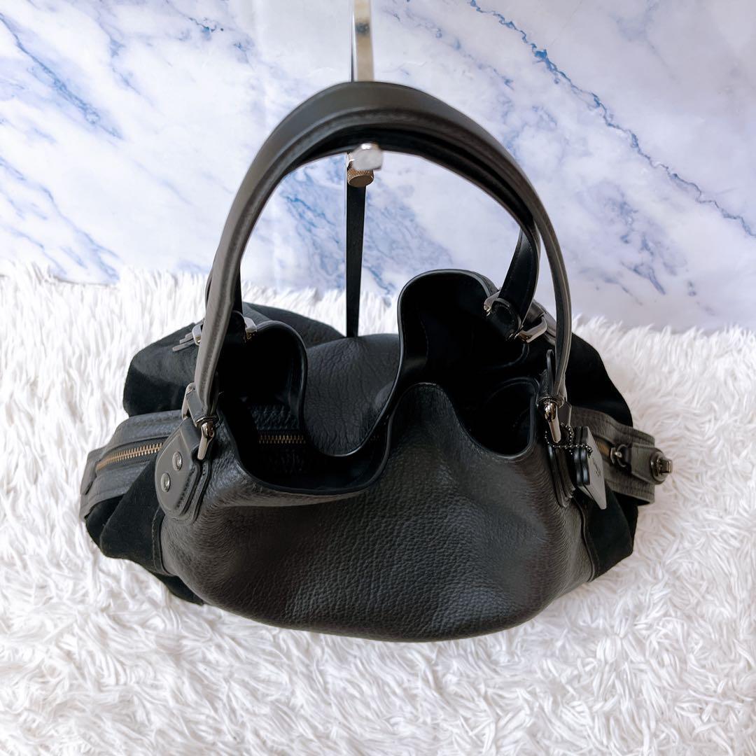 送料無料 美品 COACH コーチ イーディー レザー スエード トート 送料無料 美品 COACH コーチ イーディー レザー スエード トート