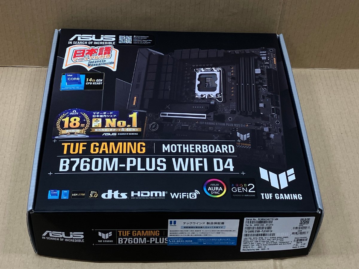 Yahoo!オークション - 【J78082】未使用品 ASUS TUF GAMING Yahoo!オークション - 【J78082】未使用品 ASUS TUF GAMING