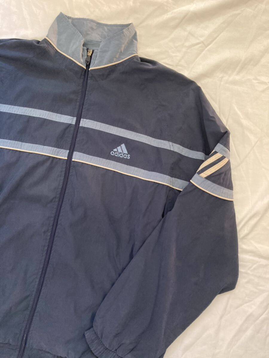 雰囲気 】90s adidas ナイロンジャケット XXL サイズ 雰囲気 】90s adidas ナイロンジャケット XXL サイズ