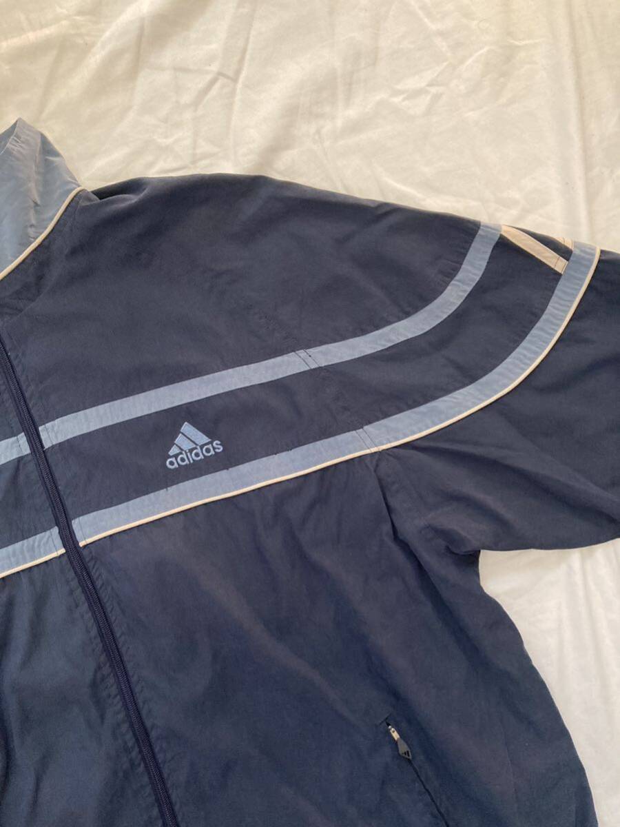 雰囲気 】90s adidas ナイロンジャケット XXL サイズ 雰囲気 】90s adidas ナイロンジャケット XXL サイズ