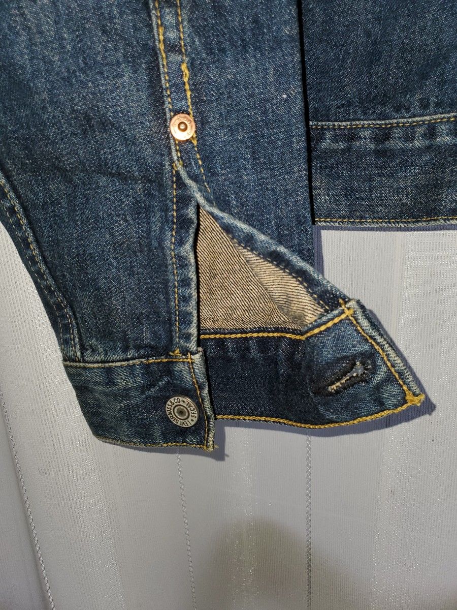 リーバイス デニムジャケット38 2nd セカンドBIGE 赤耳美品 リーバイス デニムジャケット38 2nd セカンドBIGE 赤耳美品