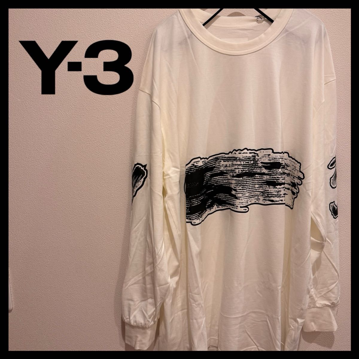 希少・入手困難】 ワイスリー Y-3 ロンT オーバーサイズ ヨウジ 希少・入手困難】 ワイスリー Y-3 ロンT オーバーサイズ ヨウジ