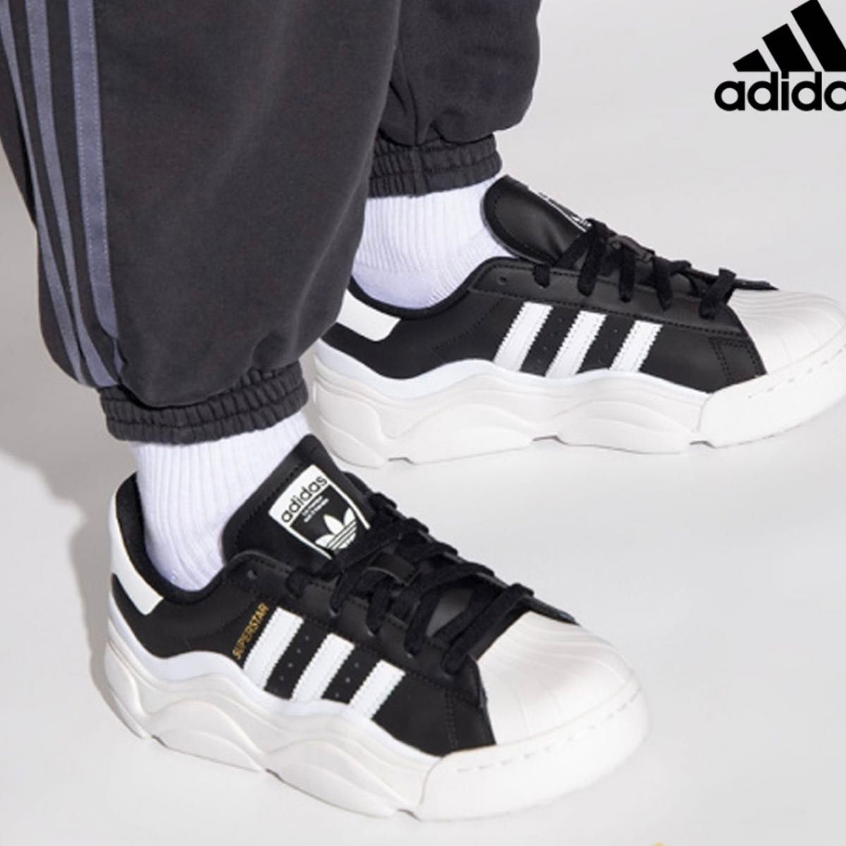 レア adidas 厚底スニーカー スーパースター ミレンコン 韓国 レア adidas 厚底スニーカー スーパースター ミレンコン 韓国