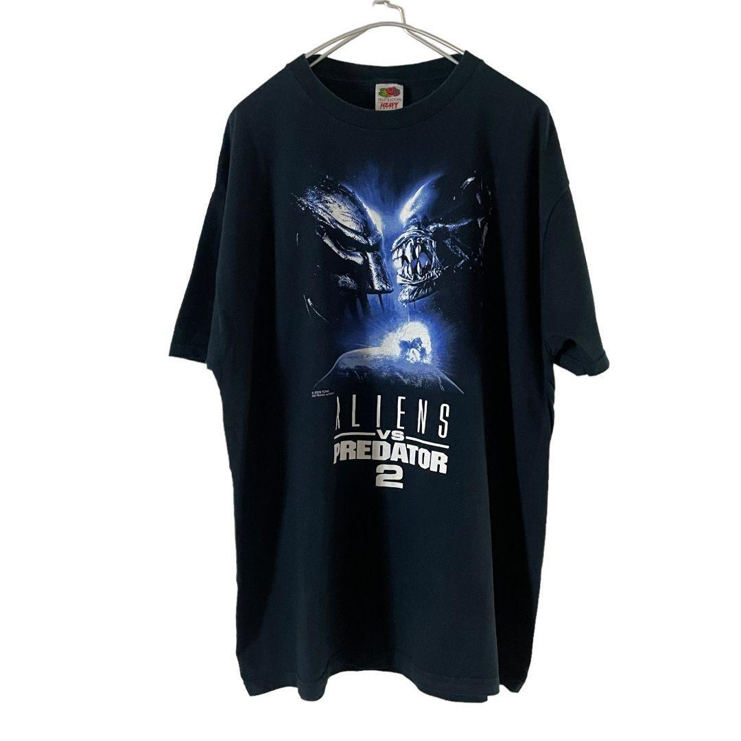 美品希少】プレデターVSエイリアン2 ムービーTシャツ プロモ 美品希少】プレデターVSエイリアン2 ムービーTシャツ プロモ