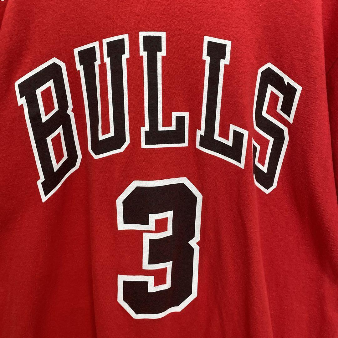 NBA シカゴブルズ Chicago Bulls 半袖 Tシャツ 背番号3 M NBA シカゴブルズ Chicago Bulls 半袖 Tシャツ 背番号3 M
