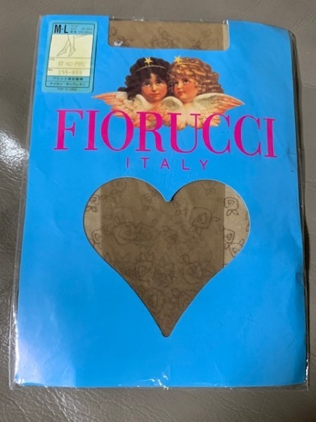 FIORUCCI　プリント両足首柄　ストッキング　M-L_画像1