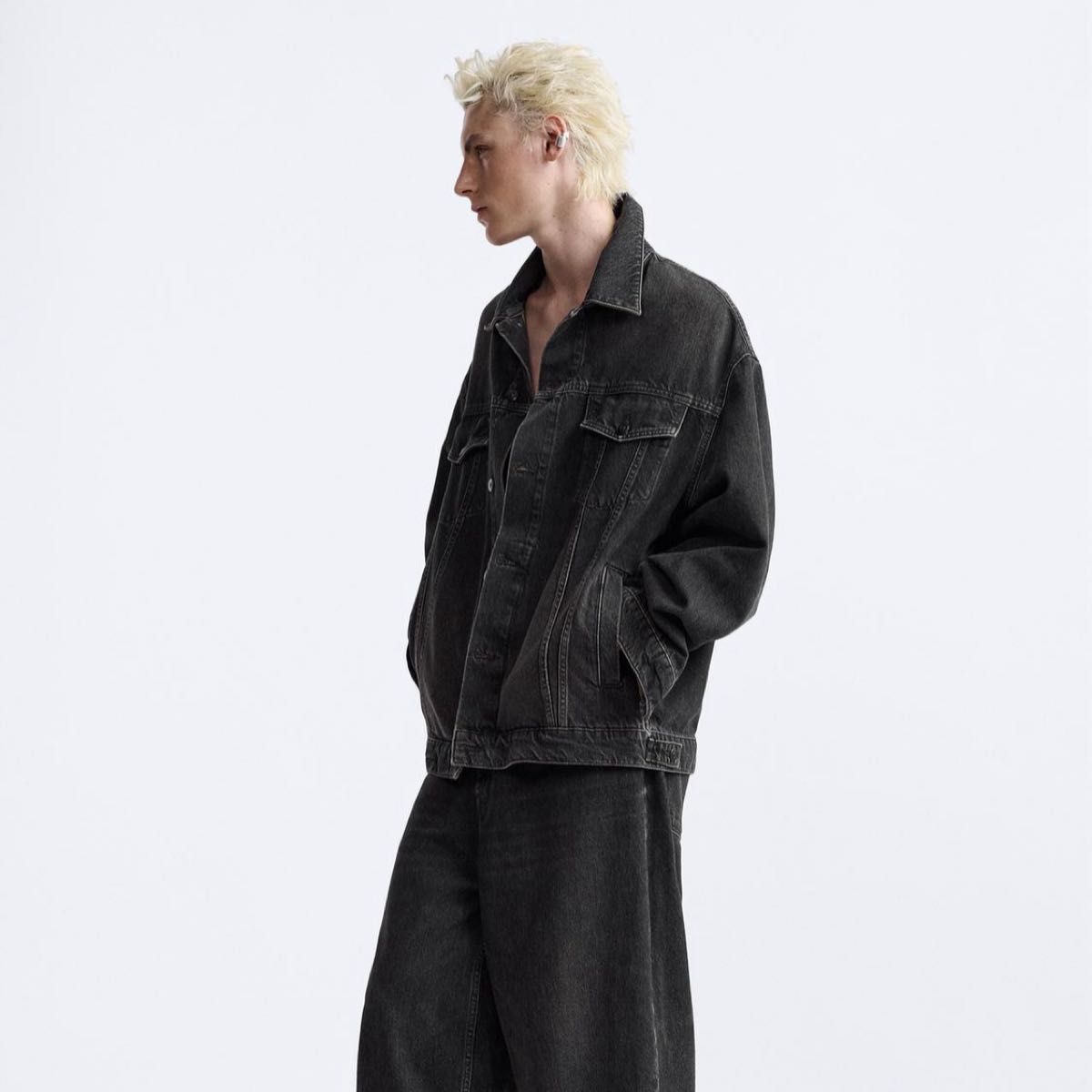 ZARA オーバーサイズ デニムジャケット Limited Edition|Yahoo ZARA オーバーサイズ デニムジャケット Limited Edition|Yahoo