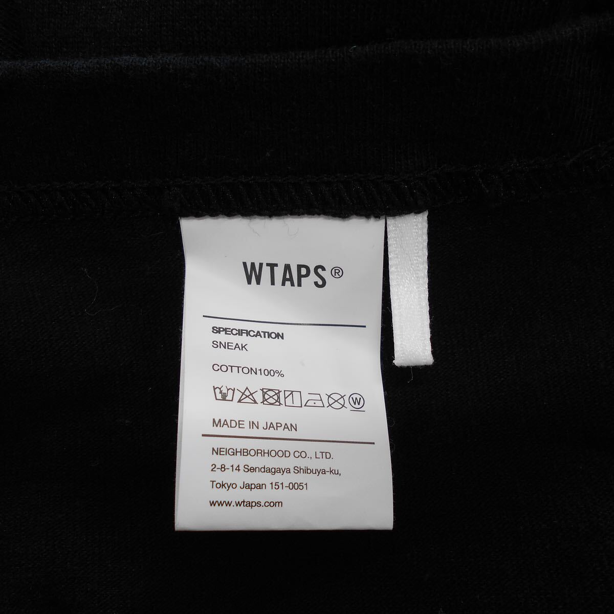 WTAPS ダブルタップス 23AW SNEAK PRCT / LS / COTTON クルー WTAPS ダブルタップス 23AW SNEAK PRCT / LS / COTTON クルー