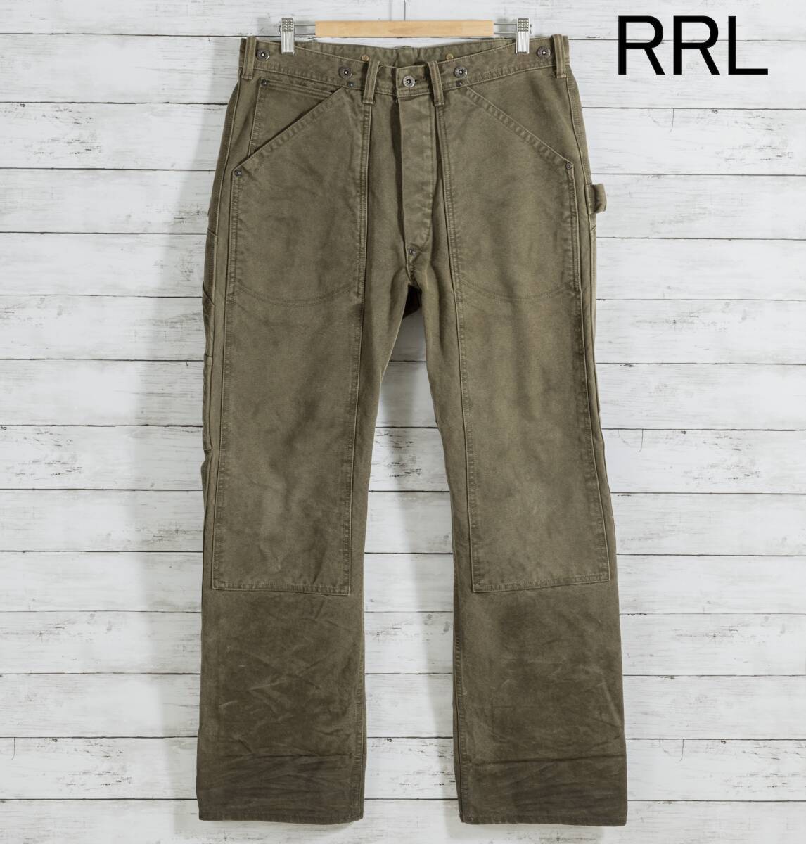 RRL ダブルアールエル ペインターパンツ バックルバック RRL ダブルアールエル ペインターパンツ バックルバック