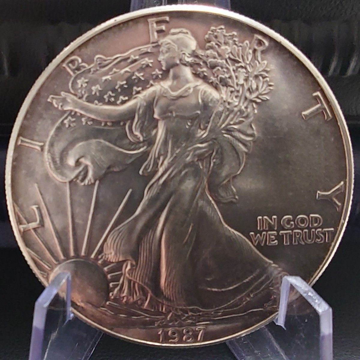1987年 ウォーキングリバティ 1ドル 銀貨 純銀1オンス 1987年アメリカ銀貨 1ドル シルバーイーグル 1オンス銀貨