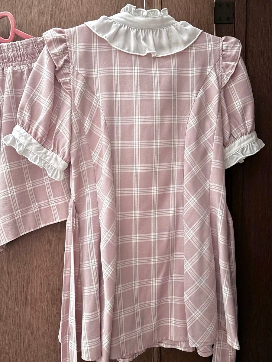 シークレットハニー セットアップ ピンク チェック 半袖|Yahoo シークレットハニー セットアップ ピンク チェック 半袖|Yahoo