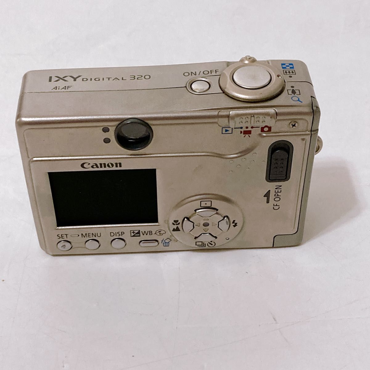 別売アルミケース付】Canon IXY DIGITAL 320 キヤノン オールド 別売アルミケース付】Canon IXY DIGITAL 320 キヤノン オールド