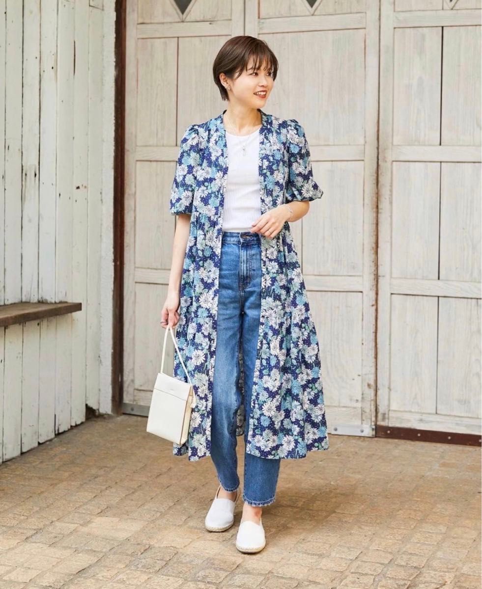 【ラグジュアリー*1枚で決まる】CHANEL ワンピース 新品 ユニクロ 春夏秋着回し レトロ花柄 ポール&ジョー コットン