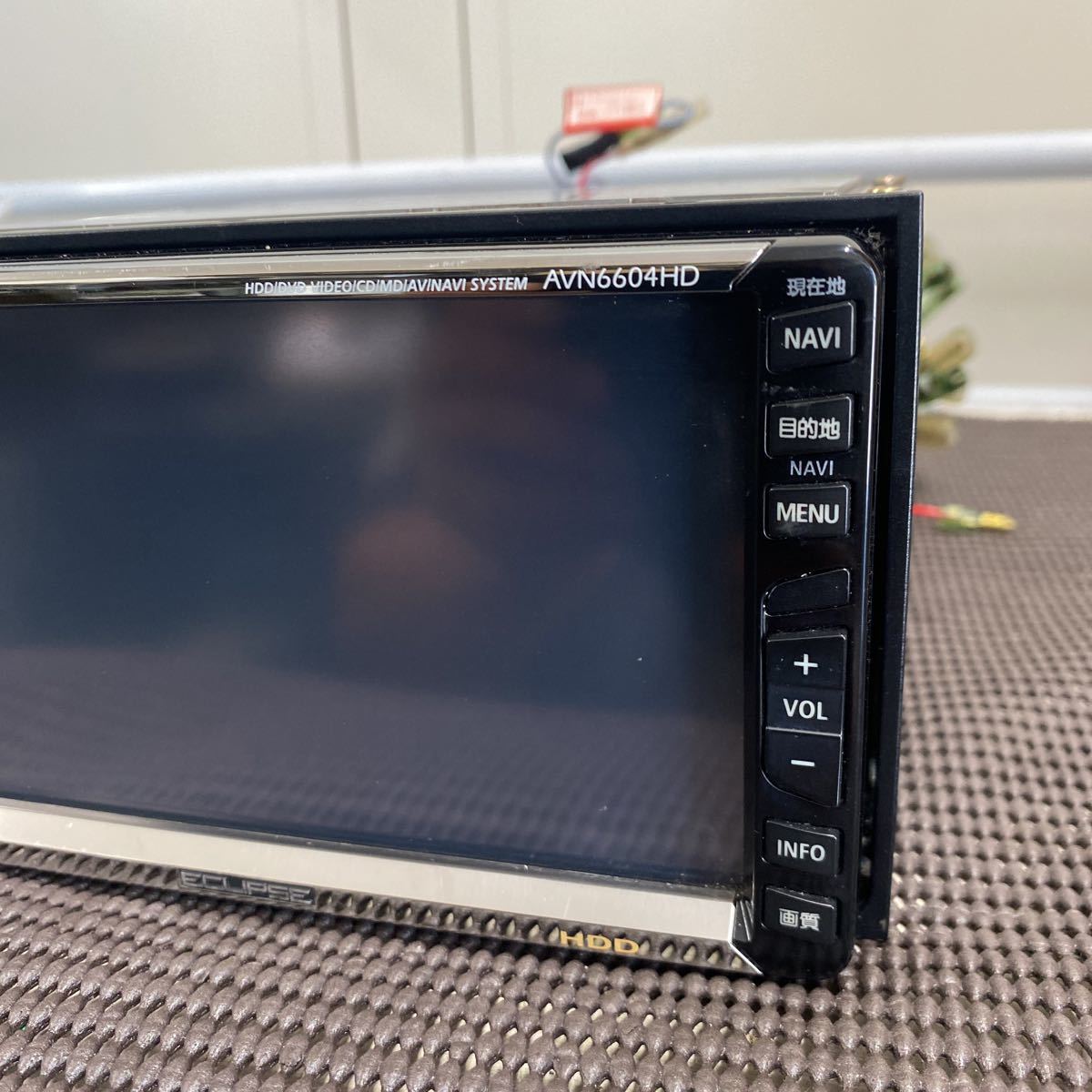 ECLIPSE HDDナビ　AVN6604HD 動(dòng)作未確認(rèn)　ジャンク