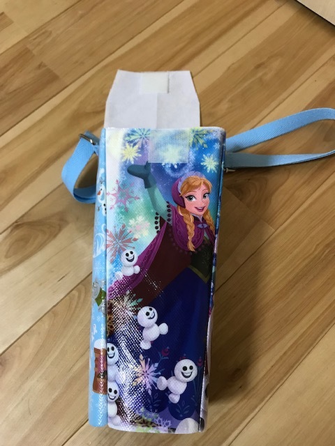 Paypayフリマ 即決 ディズニーリゾート アナ雪 Frozen レギュラーサイズ ポップコーンケース ハンドメイド 手作り 1点物 エルサ アナ アラフ 冬