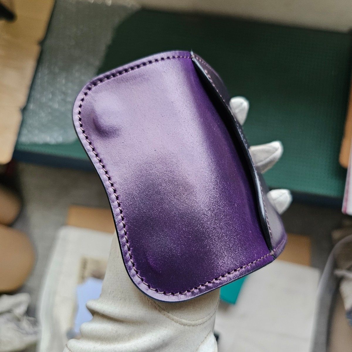 新品 交渉可 タング tongue シェルコードバン ラストクロップス 新品 交渉可 タング tongue シェルコードバン ラストクロップス