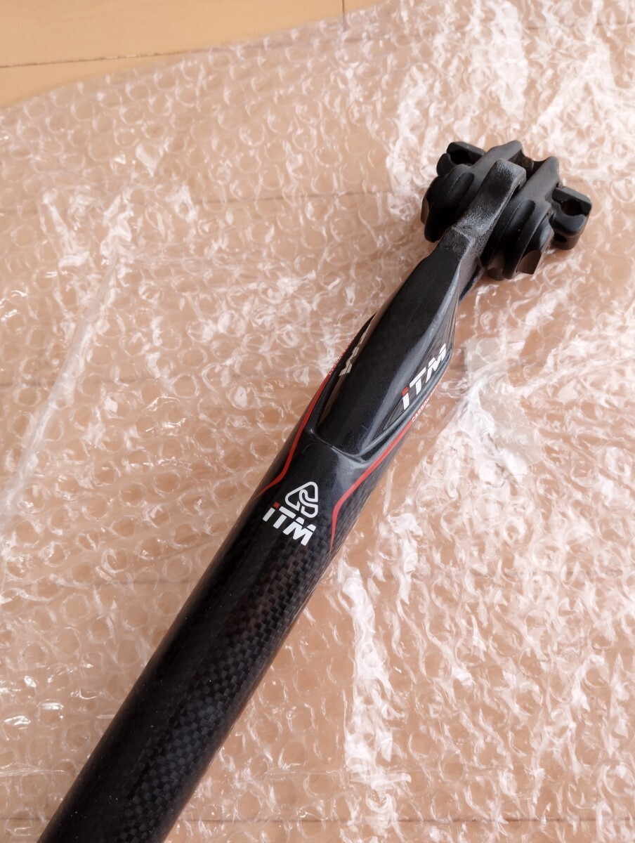 ITM Sit’n'Go シートポスト 31.6mm カーボン 軽量 レア カットなし アイティーエム