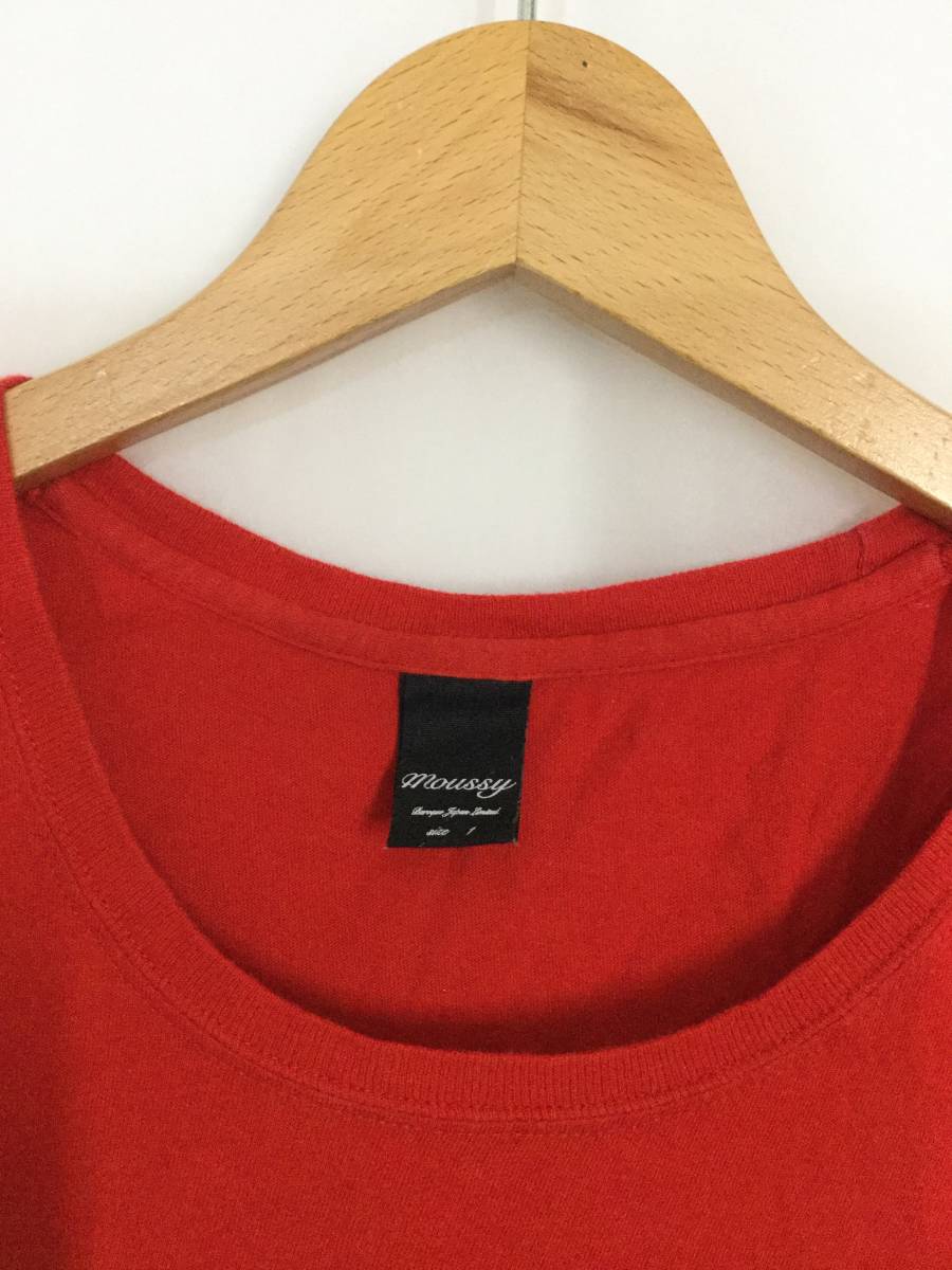 moussy × Disney スケーターグーフィー スケボープリント 半袖Tシャツ 1 小さいサイズ 赤 日本製_画像3
