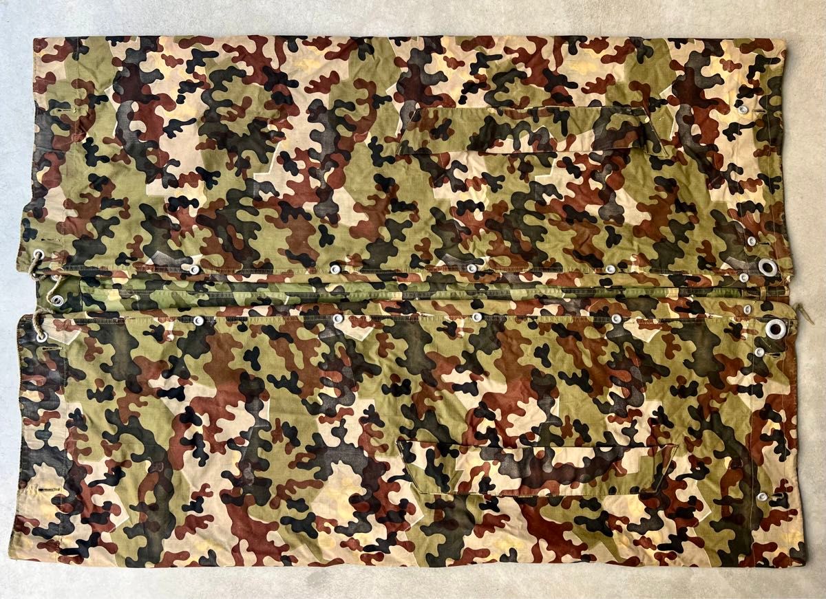 50s 西ドイツ軍 軍幕 アメーバカモ シェルターハーフ 50s 西ドイツ軍 軍幕 アメーバカモ シェルターハーフ