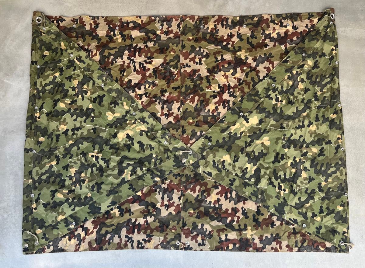 50s 西ドイツ軍 軍幕 アメーバカモ シェルターハーフ 50s 西ドイツ軍 軍幕 アメーバカモ シェルターハーフ