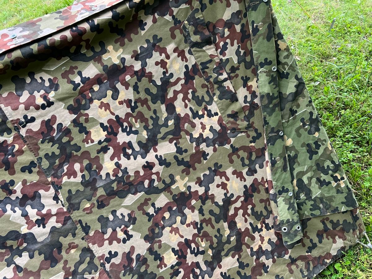 50s 西ドイツ軍 軍幕 アメーバカモ シェルターハーフ 50s 西ドイツ軍 軍幕 アメーバカモ シェルターハーフ