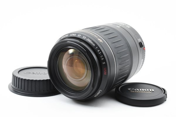 ADS4052★ 外観美品 ★ キヤノン CANON EF 55-200mm F4.5-5.6 II USM
