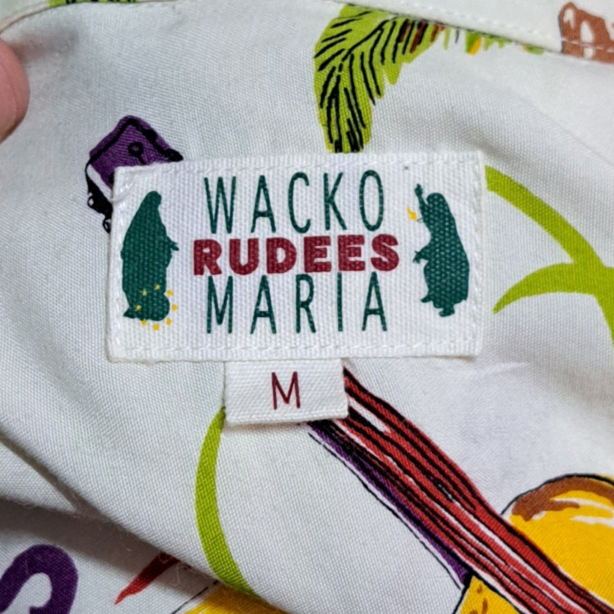 レーヨン100% WACKO MARIA ワコマリア 総柄 半袖シャツ アロハ レーヨン100% WACKO MARIA ワコマリア 総柄 半袖シャツ アロハ