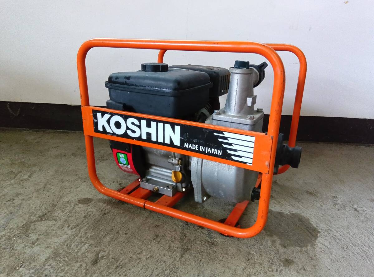 岩手 工進 エンジンポンプ SEM-40G ハイデルスポンプ 出力3.1kw リコイル ガソリン 吸水 吐出 店頭販売 農機具市場 矢巾店 その他
