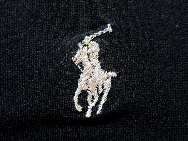 関税送料込み【POLO RALPH LAUREN】ロゴ刺繍入り ブレザー POLO ラルフローレン新品 マーク刺繍10分丈レギンス 黒L-LL 日本