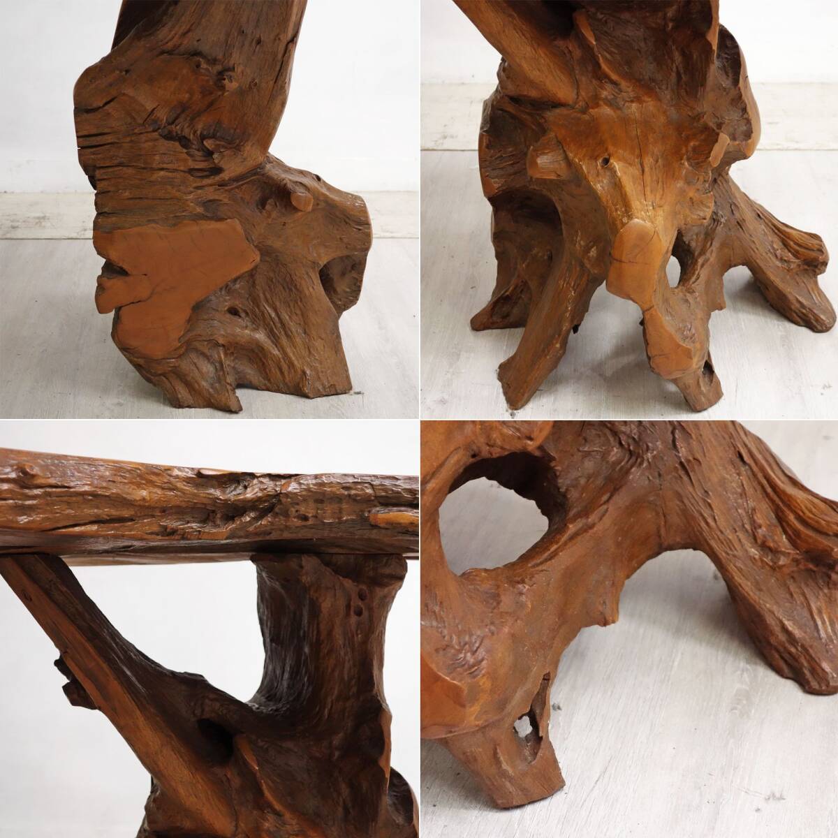 ○ クラフトファニチャー Craft furniture チーク無垢材 原木 ○ クラフトファニチャー Craft furniture チーク無垢材 原木