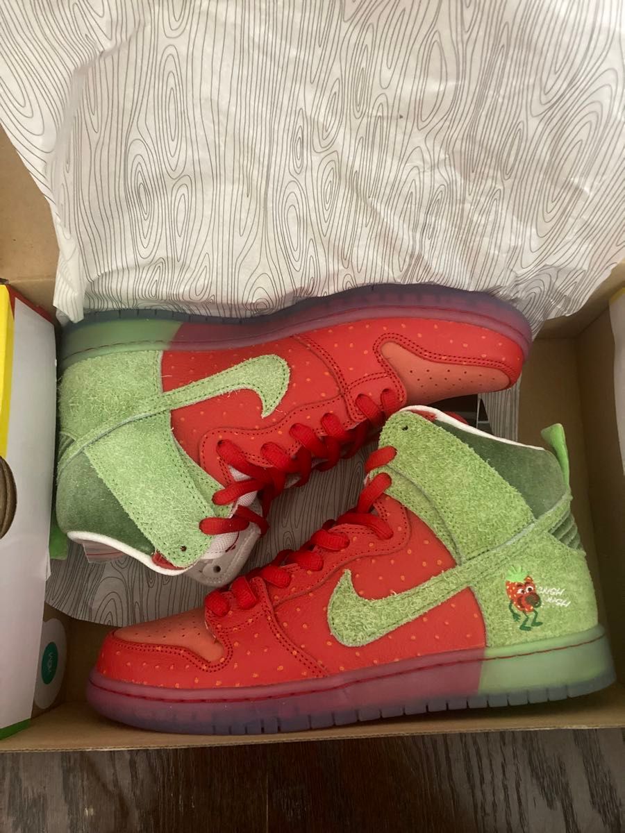 Nike SB Dunk High Strawberry CoughナイキSB ダンク ハイ Nike SB Dunk High Strawberry CoughナイキSB ダンク ハイ