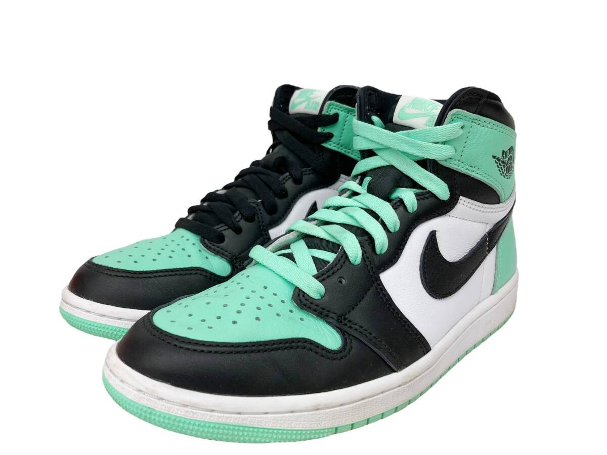 NIKE (ナイキ) AIR JORDAN 1 RETRO HIGH OG エアジョーダン 1 レトロ スニーカー DZ5485-130 26cm US8 グリーングロー/028