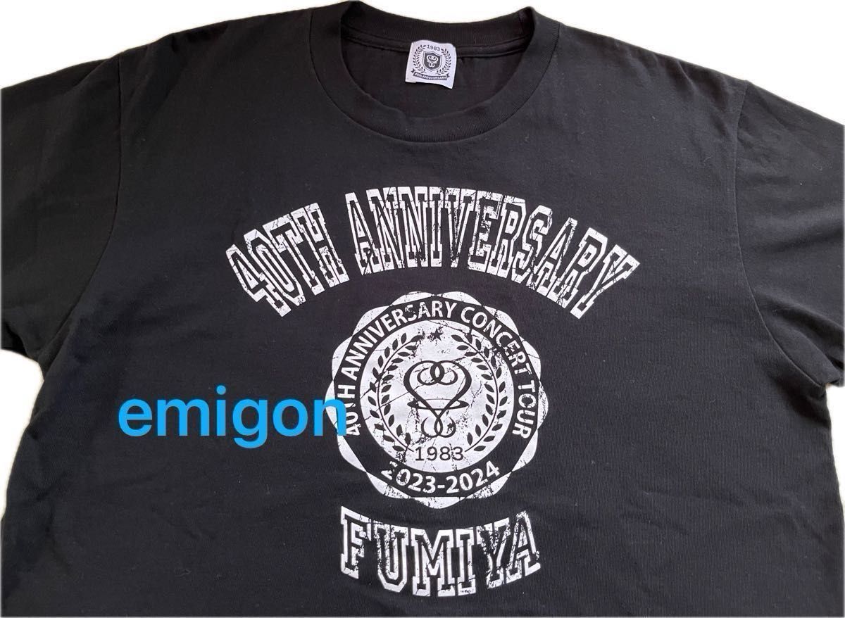 藤井フミヤ 40周年 ライブtシャツ 半袖Tシャツ M|Yahoo!フリマ 藤井フミヤ 40周年 ライブtシャツ 半袖Tシャツ M|Yahoo!フリマ