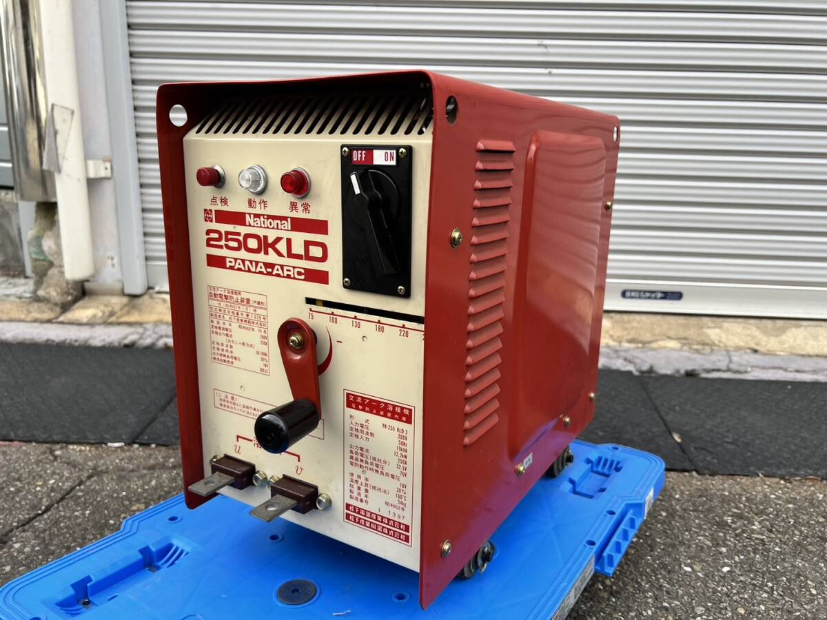 (JT2406)National[PANA-ARC]250KLD alternating current arc welding machine almost unused goods guarantee equipped photograph . all 