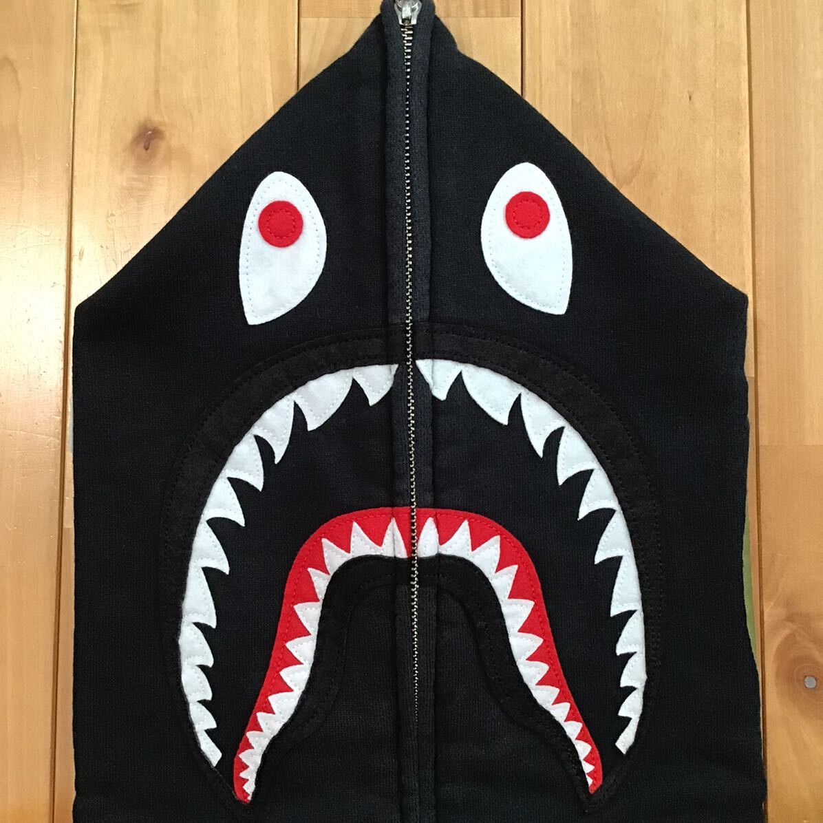シャーク パーカー Mサイズ ブラック a bathing ape BAPE shark シャーク パーカー Mサイズ ブラック a bathing ape BAPE shark