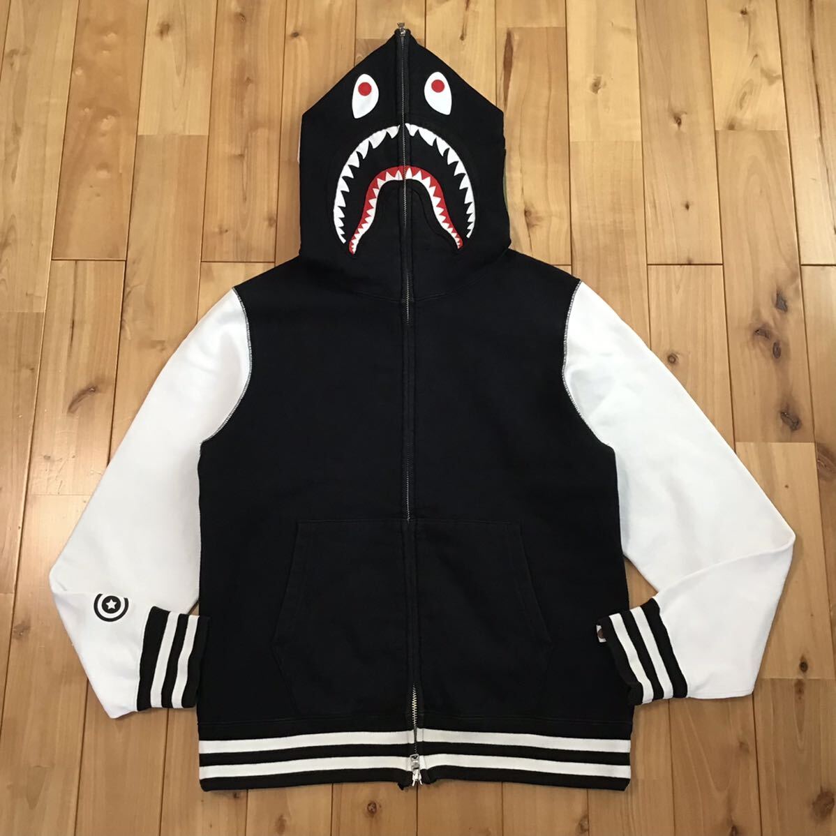 シャーク パーカー Mサイズ ブラック a bathing ape BAPE shark シャーク パーカー Mサイズ ブラック a bathing ape BAPE shark