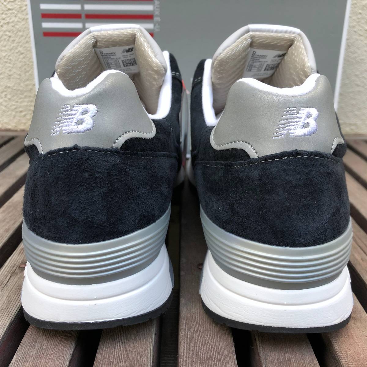 J.Crew別注 USA製 NEW BALANCE M1400NV NAVY US10D 28cm 限定コラボ 新品アメリカ米国製 ネイビー×グレー スエード 紺 NB スニーカー_画像4