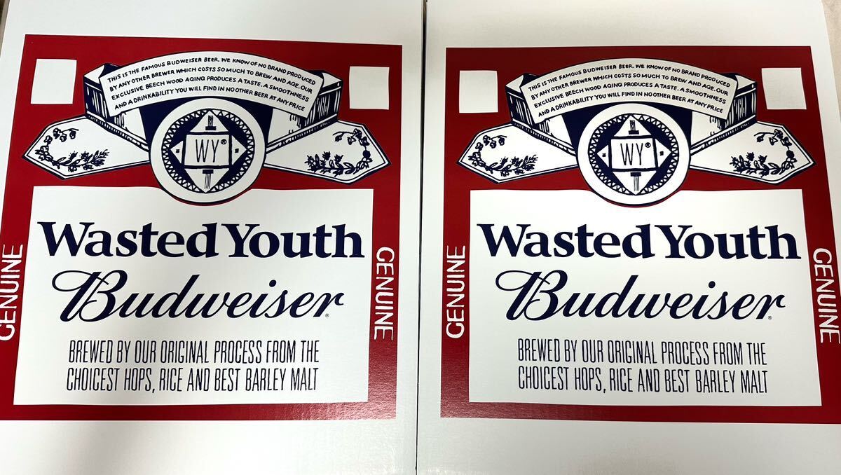 10500円 ウェイステッドユース WastedYouth バドワイザー 限定 10500円 ウェイステッドユース WastedYouth バドワイザー 限定