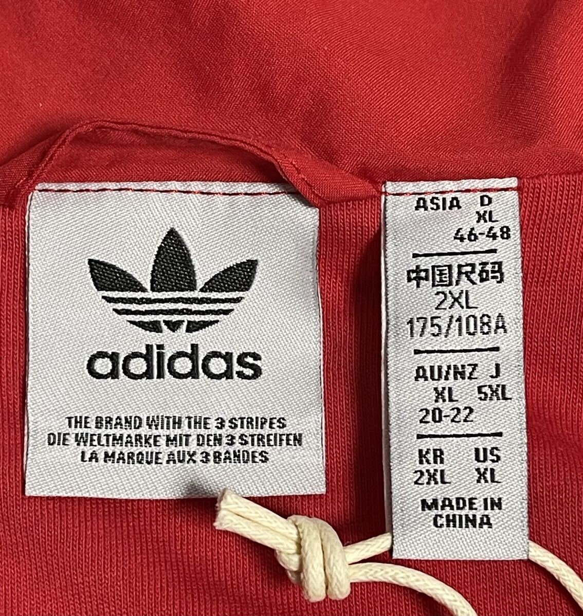 即決 完売5XL正規品レッド日本未発売BIGサイズ新品adidas 即決 完売5XL正規品レッド日本未発売BIGサイズ新品adidas