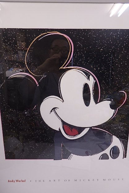 アンディウォーホル 　ミッキー　　　THE art Of MICKey ARTWORKS社　６５X80cm　キレイです_画像2