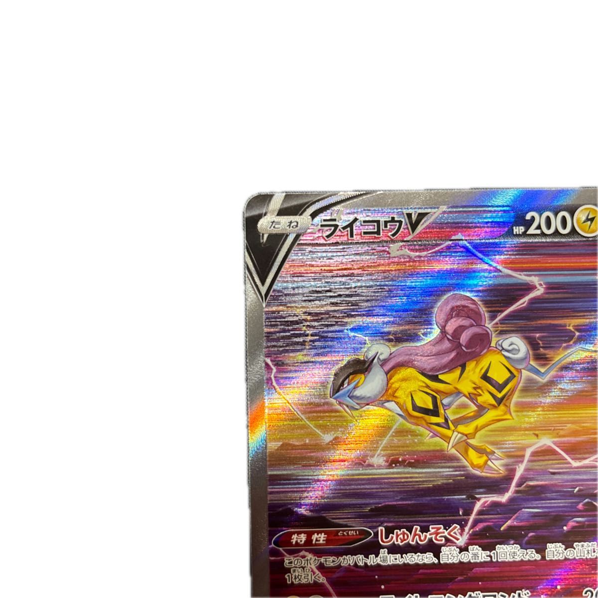 ポケモンカードゲーム ライコウV SAR ポケモンカード ポケカ ポケモンカードゲーム ライコウV SAR ポケモンカード ポケカ