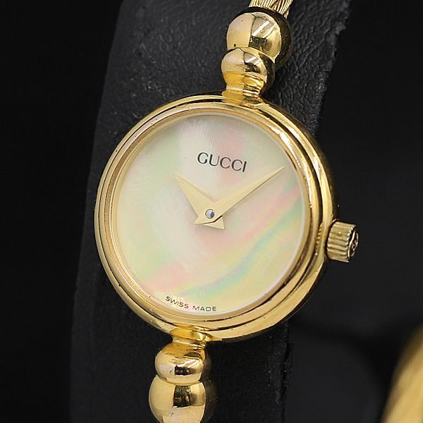 1 иен работа хорошая вещь Gucci 2700.2.L QZ ракушка циферблат браслет часы раунд женские наручные часы TCY0089100 6BJT