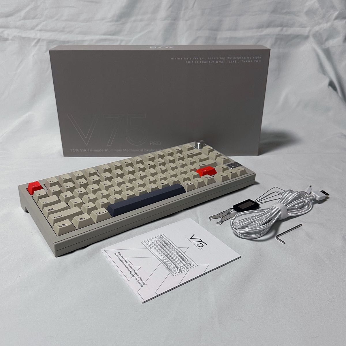 CIDOO V75 Pro(75%/ 81キー/ 3モード接続/ アルミ筐体 CIDOO V75 Pro(75%/ 81キー/ 3モード接続/ アルミ筐体