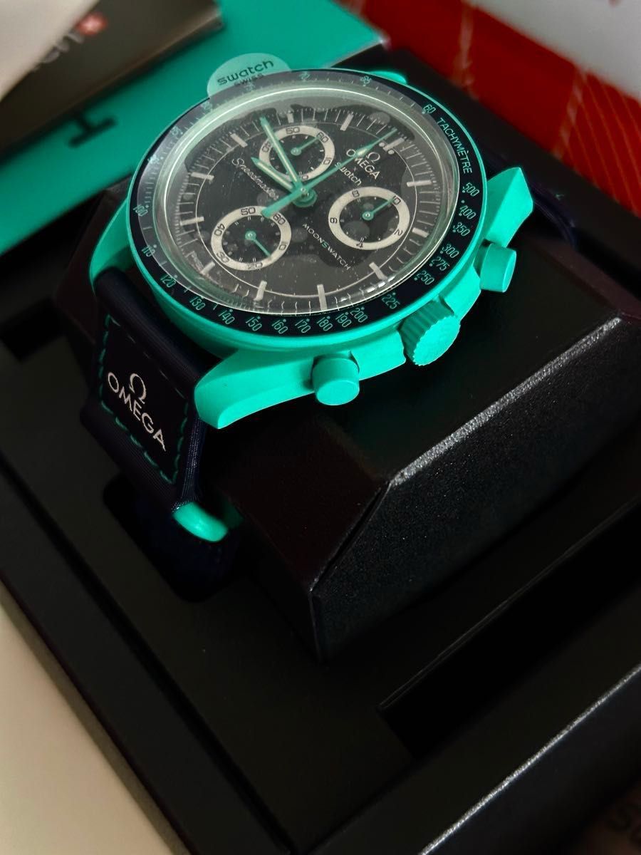 OMEGA X Swatch MISSION ON EARTH POLAR LIGHTS オメガ OMEGA X Swatch MISSION ON EARTH POLAR LIGHTS オメガ